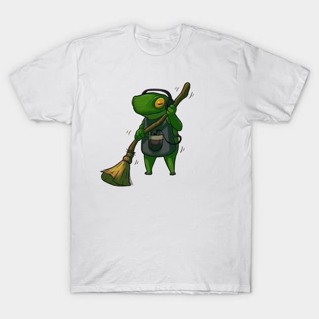 Cleaning T-Shirt by Rons Frogss